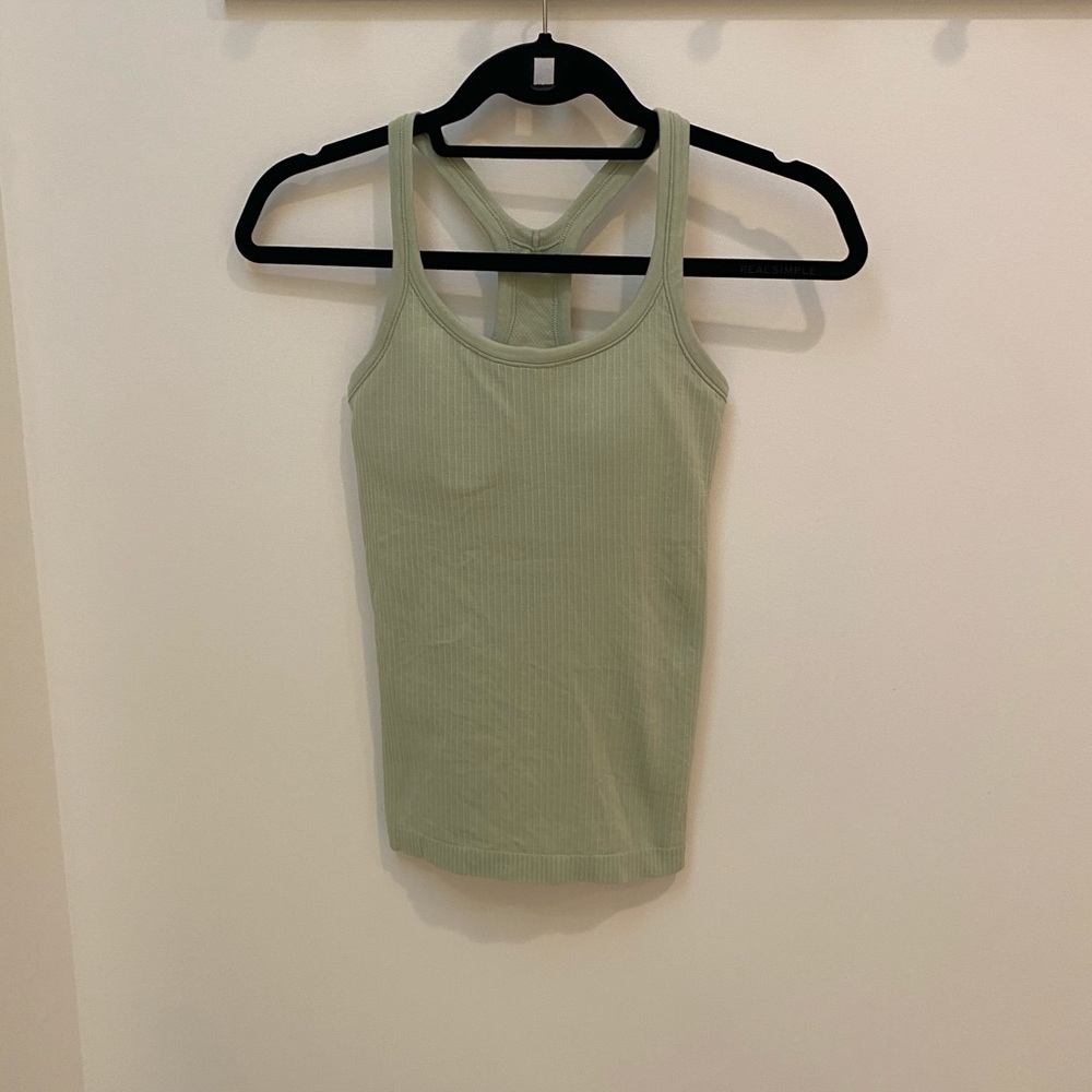 Lululemon Ebb to street tank size 2 mint color